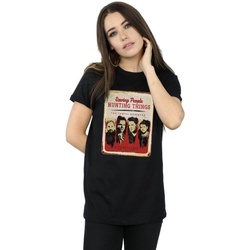 Vêtements Femme T-shirts manches longues Supernatural Family Business Sign Noir