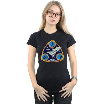Vêtements Femme T-shirts manches longues Nasa Classic Spacelab Life Science Noir