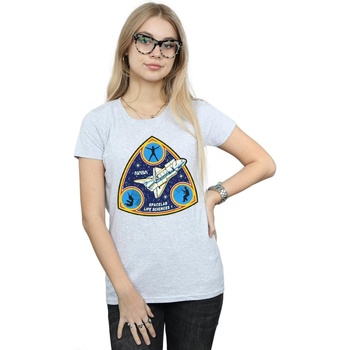 Vêtements Femme T-shirts Basic manches longues Nasa Classic Spacelab Life Science Gris