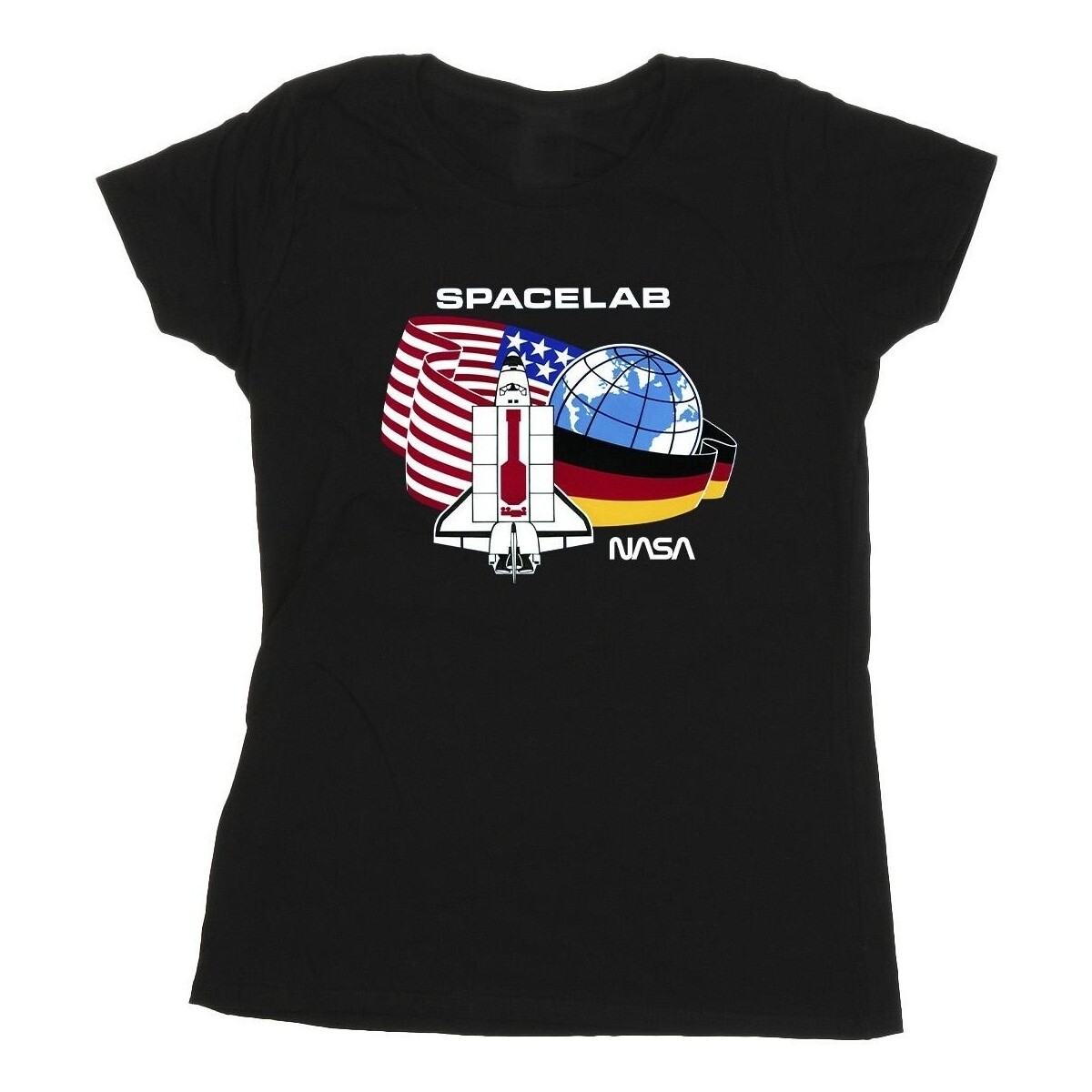 Vêtements Femme T-shirts manches longues Nasa Space Lab Noir
