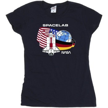 Vêtements Femme T-shirts manches longues Nasa Space Lab Bleu
