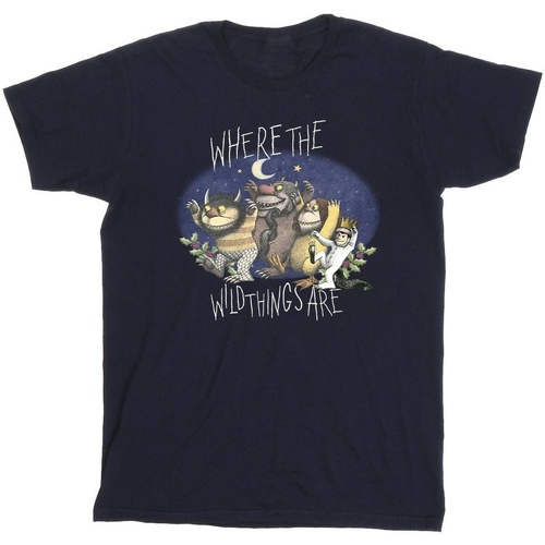 Vêtements Garçon T-shirts manches courtes Where The Wild Things Are BI44943 Bleu