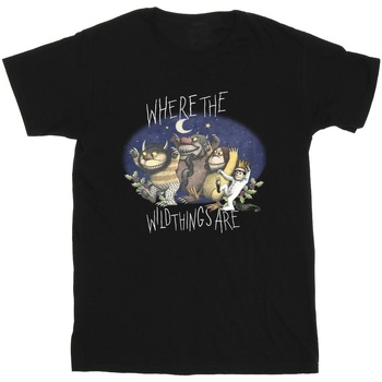 Vêtements Fille T-shirts manches longues Where The Wild Things Are BI45344 Noir