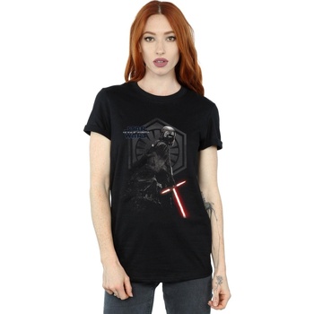 Vêtements Femme T-shirts manches longues Star Wars The Rise Of Skywalker Kylo Ren Vader Remains Noir