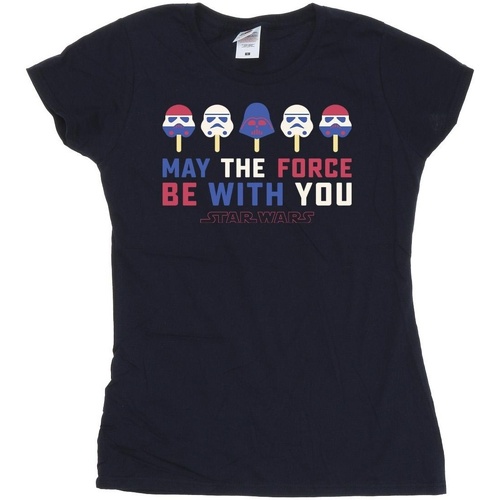 Vêtements Femme T-shirts manches longues Star Wars: A New Hope BI46307 Bleu