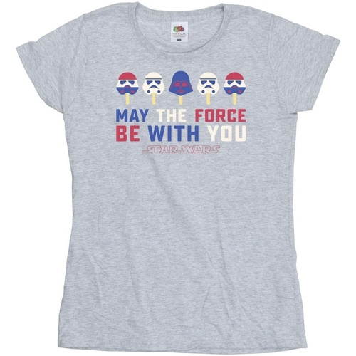Vêtements Femme T-shirts manches longues Star Wars: A New Hope BI46307 Gris