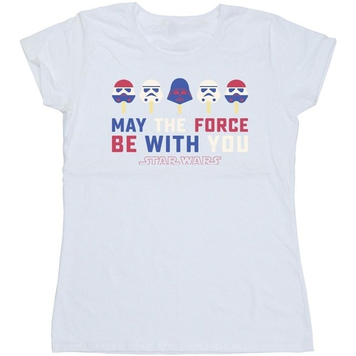 Vêtements Femme T-shirts manches longues Star Wars: A New Hope BI46307 Blanc
