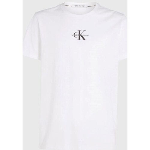 Vêtements Homme T-shirts manches courtes Calvin Klein Jeans J30J323483 Blanc
