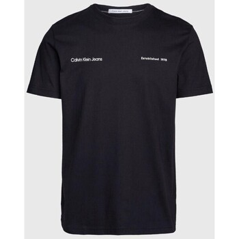Vêtements Homme T-shirts manches courtes Calvin Klein Sneakers J30J325489BEH Noir