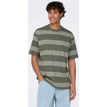 Vêtements Homme T-shirts manches courtes Only & Sons  22028148 LEONARD Multicolore
