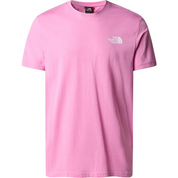 Vêtements Homme T-shirts manches courtes The North Face M S/S SIMPLE DOME TEE Rose