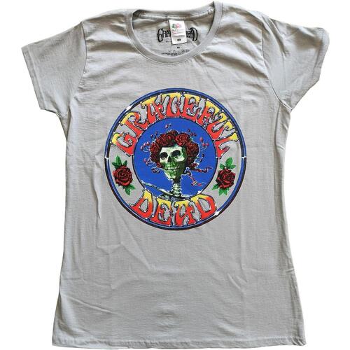 Vêtements T-shirts manches longues Grateful Dead Bertha Circle Vintage Wash Gris