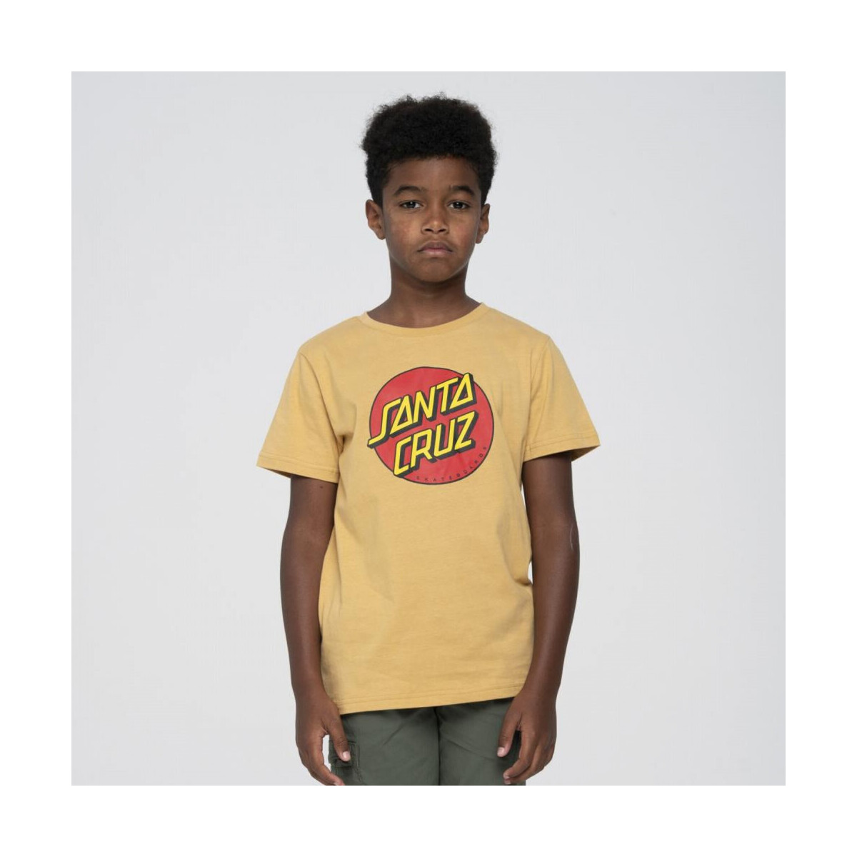 Vêtements Enfant T-shirts & Polos Santa Cruz Youth classic dot t-shirt Beige