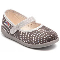 Chaussures Fille Chaussons Bellamy CHAUSSON VERNA GRIS BRILLANT Gris