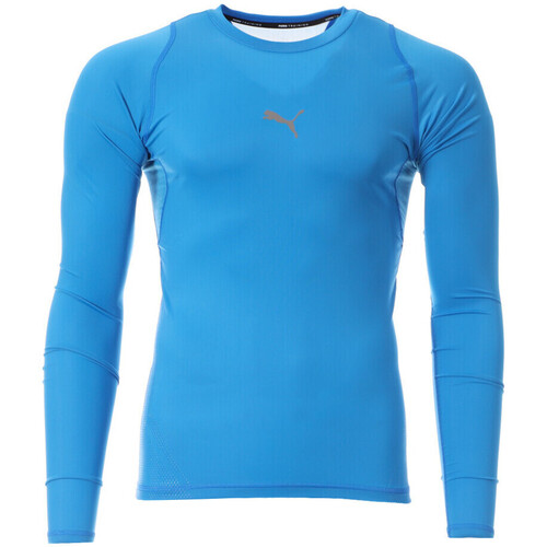 Vêtements Homme T-shirts manches longues Puma 764886-08 Bleu