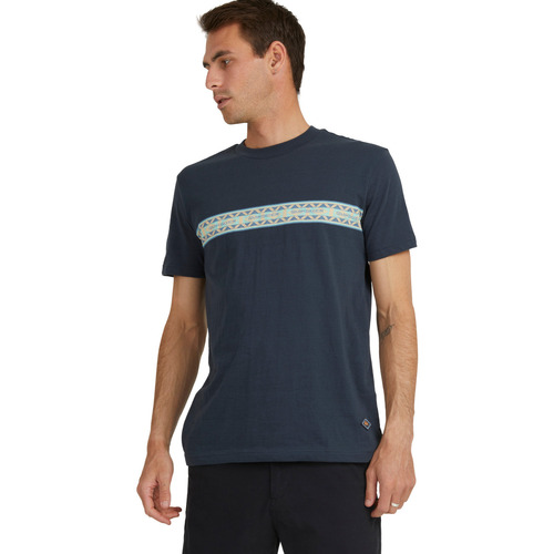 Vêtements Homme T-shirts manches courtes Quiksilver Mixtape Stripe Marine