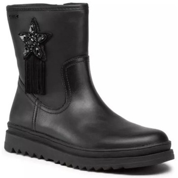 Chaussures Fille Boots Geox BOOTS GILLYJAW NOIR Noir