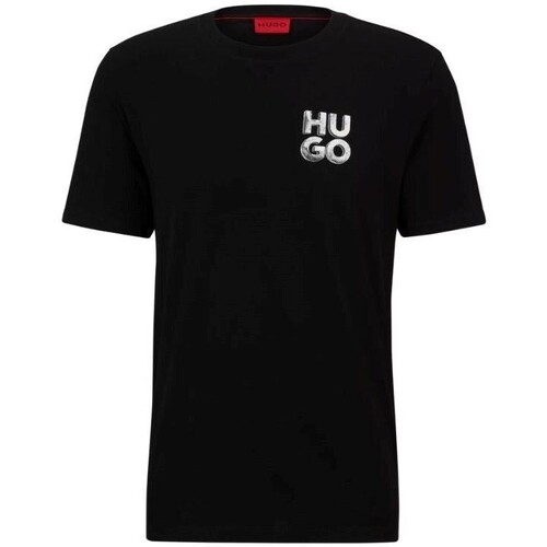 Vêtements Homme T-shirts manches courtes BOSS 50508944 DETZINGTON 241 Noir