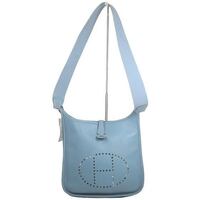 Hermes Birkin 40 cm handbag in blue Swift leather