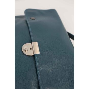 Longchamp Cartable en cuir Bleu