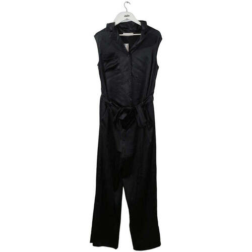 Vêtements Femme Monogram Saint Laurent Yves Saint Laurent Combinaison en soie Noir