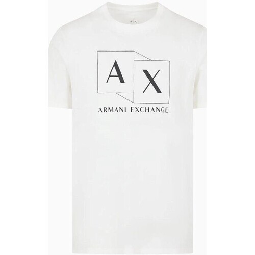 Vêtements Homme T-shirts manches courtes EAX 3DZTAD ZJ9AZ Blanc