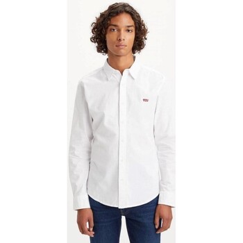 Vêtements Homme Chemises manches longues Levi's 86625 0002 BATTERY Blanc