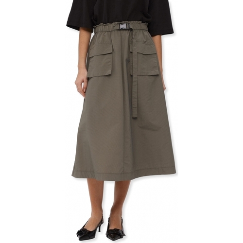 Vêtements Femme Jupes Object Skirt Beccy Long - Raven Vert