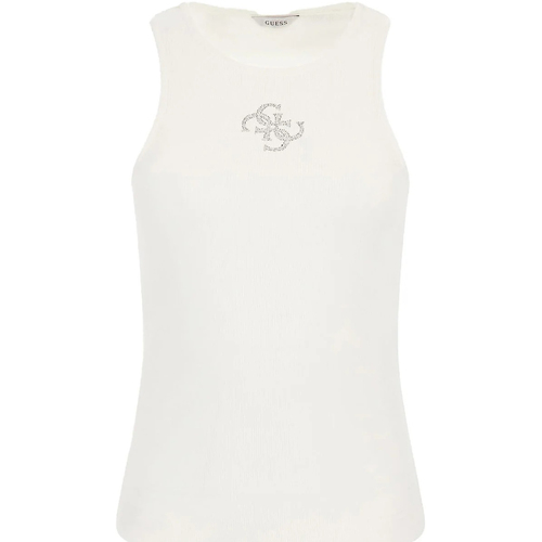 Vêtements Femme Débardeurs / T-shirts sans manche Guess W4RP43 KAZH2 Blanc