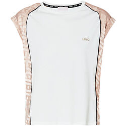 Vêtements Femme T-shirts & Polos Liu Jo T-shirt en jersey Blanc