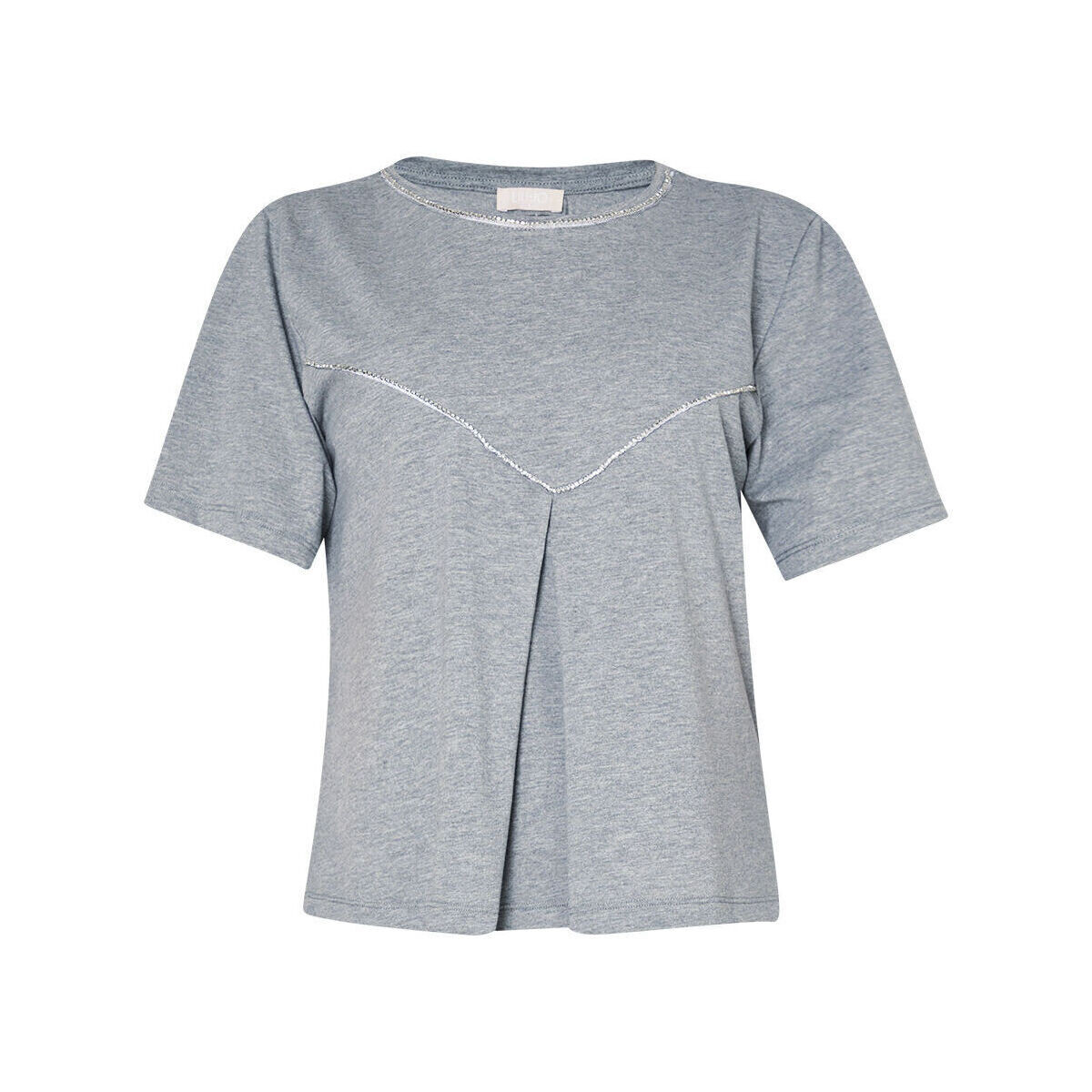 Vêtements Femme T-shirts & Polos Liu Jo T-shirt avec encolure en V Gris