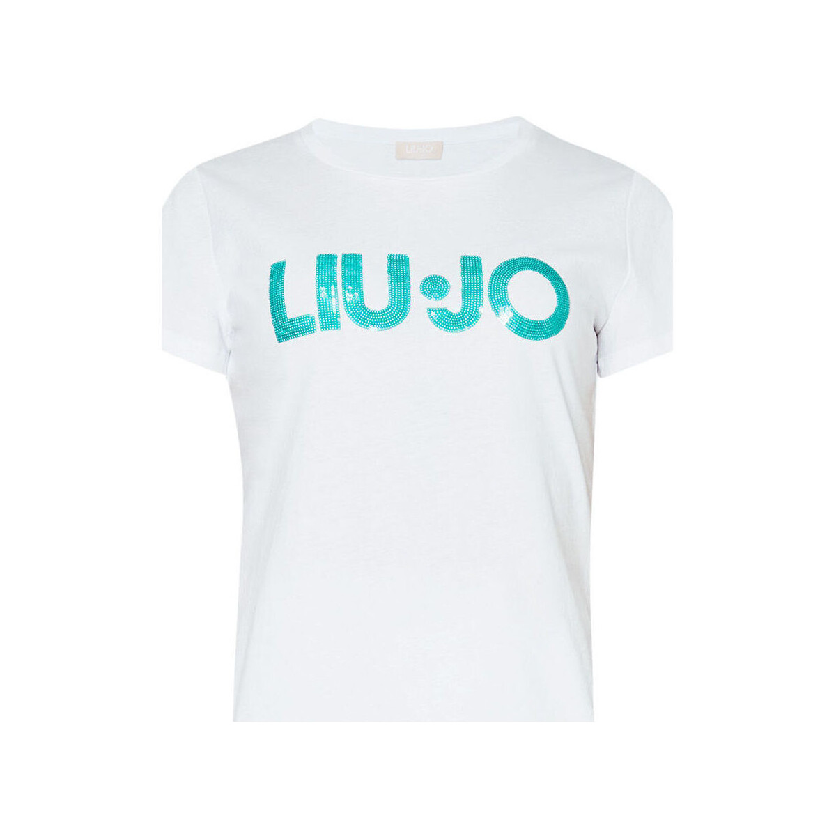Vêtements Femme T-shirts & Polos Liu Jo T-shirt avec logo et paillettes Blanc