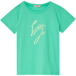 Vêtements Fille La mode responsable Liu Jo T-shirt avec logo Vert
