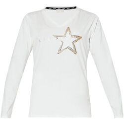 Vêtements Femme La mode responsable Liu Jo T-shirt avec étoile et logo Beige