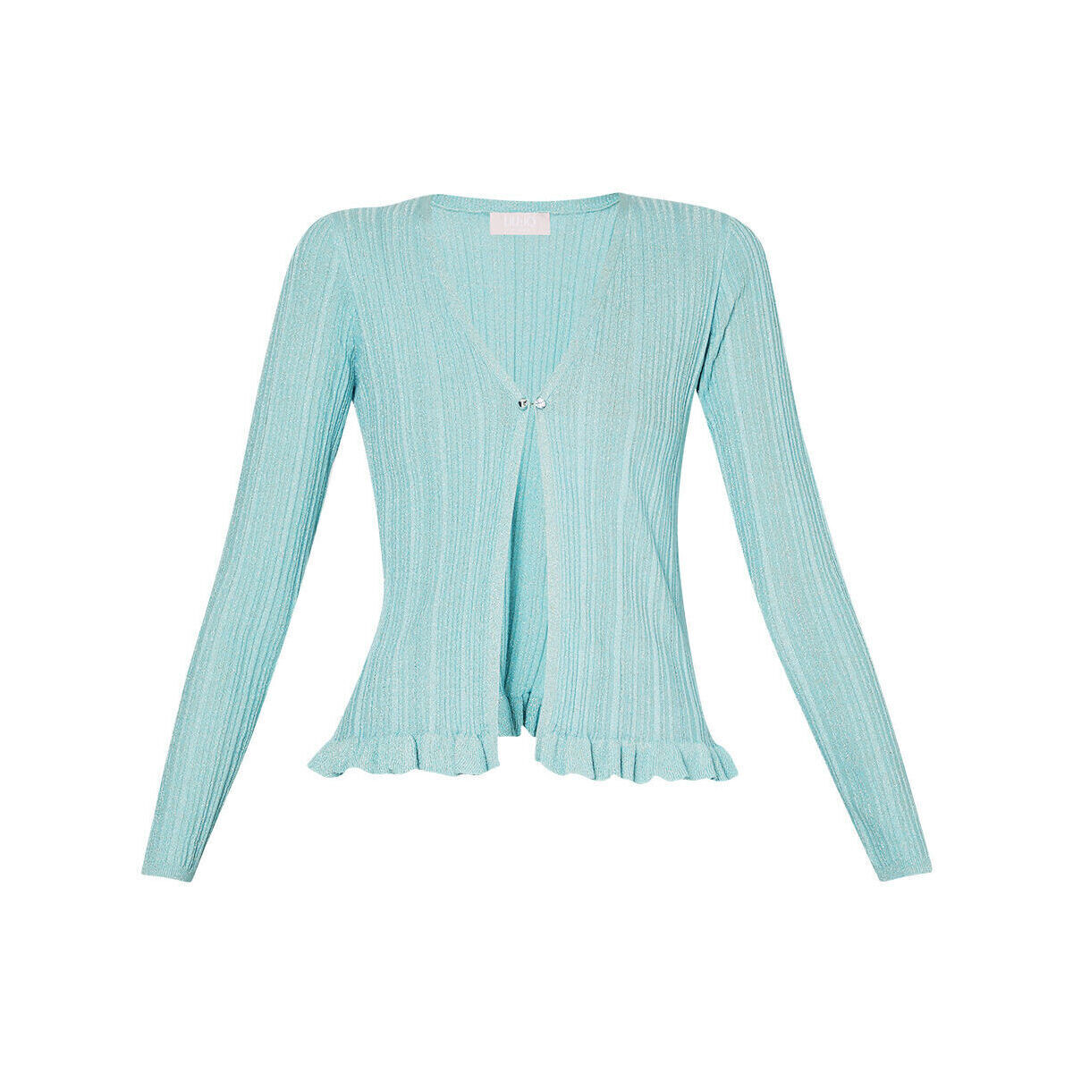 Vêtements Femme Gilets / Cardigans Liu Jo Cardigan avec Lurex® Bleu