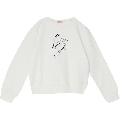 Vêtements Fille Sweats Liu Jo Sweat avec logo Blanc