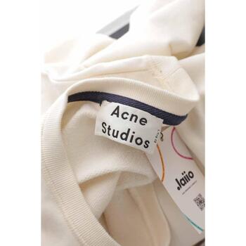 Acne Studios Robe en coton Blanc