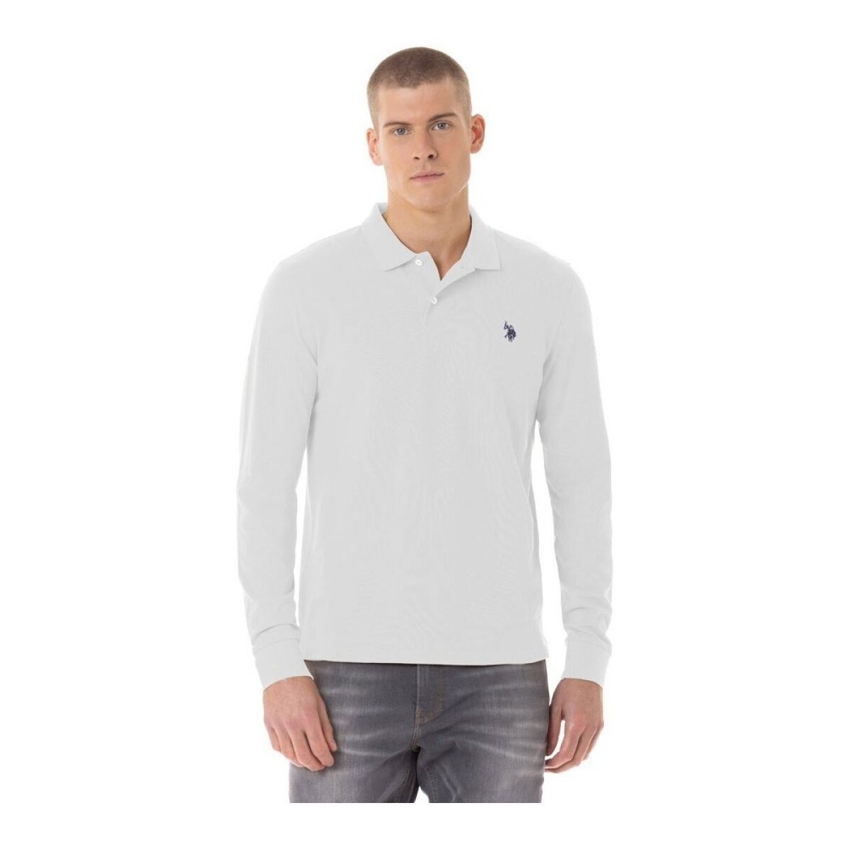 Vêtements Homme T-shirts & Polos U.S Polo Assn. 66709-101 Blanc
