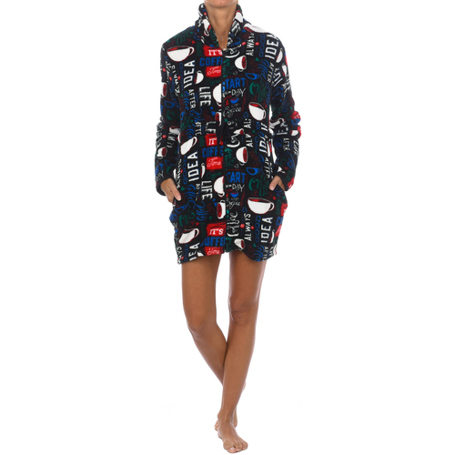 Vêtements Femme Pyjamas / Chemises de nuit Kisses&Love 41805-UNICO Noir
