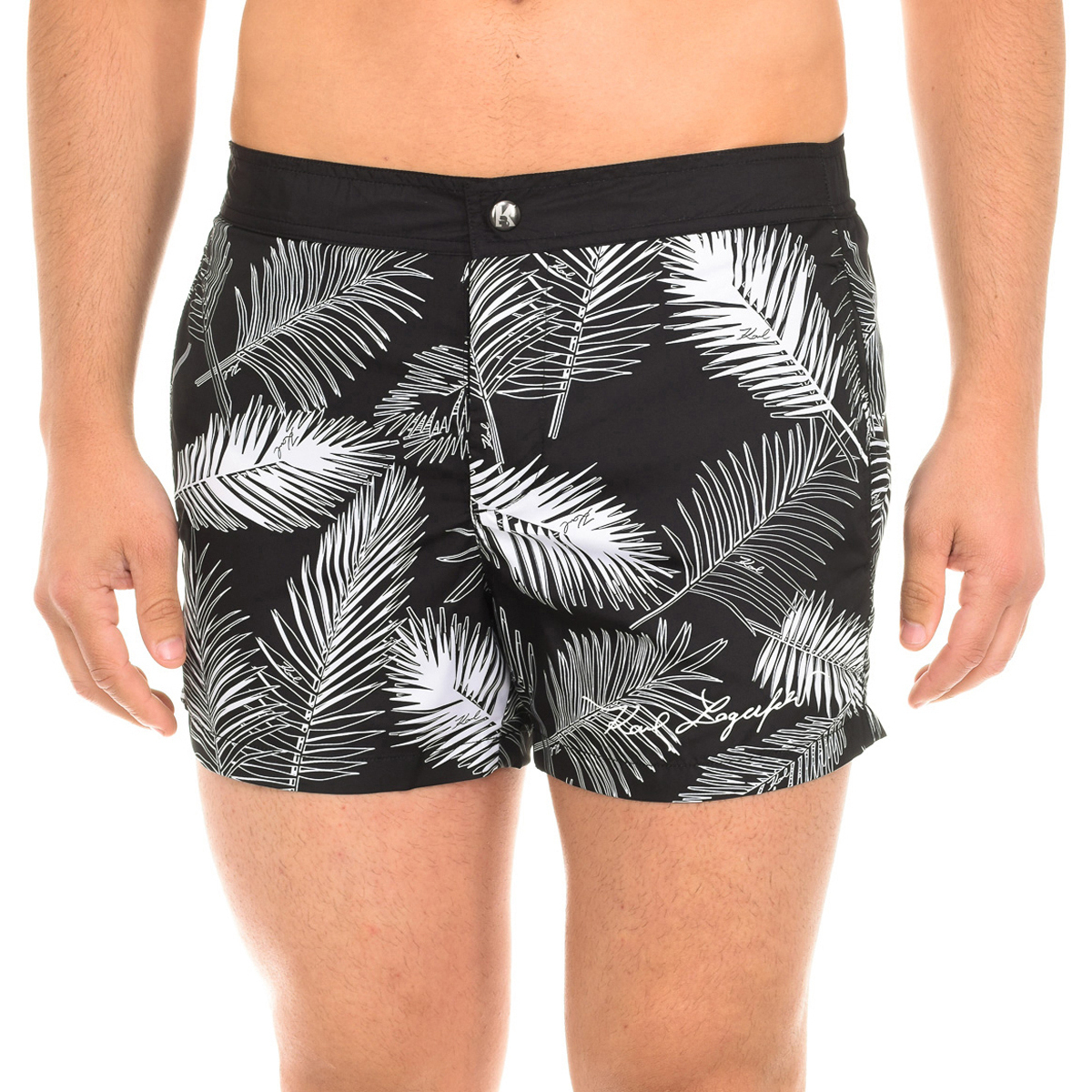 Vêtements Homme Maillots / Shorts de bain Karl Lagerfeld KL19MBS09-WHITE Multicolore
