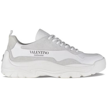 Chaussures Homme Bottes Valentino Baskets Gumboy Blanc