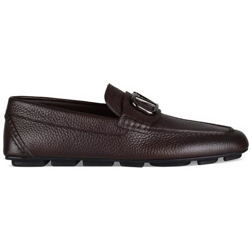 Chaussures Homme Mocassins with Valentino Mocassins Vlogo Marron