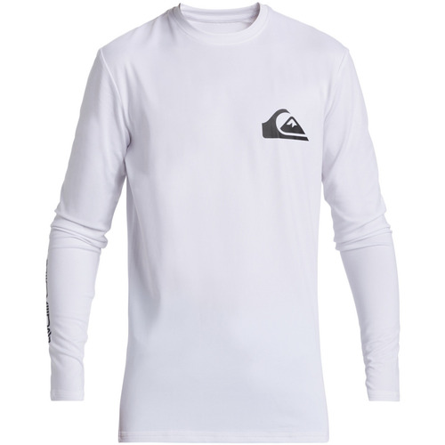 Vêtements Garçon T-shirts manches longues Quiksilver Everyday Surf Blanc