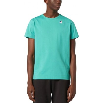 Vêtements Homme T-shirts & Polos K-Way T-Shirt Le Vrai Edouard Vert Marine Vert