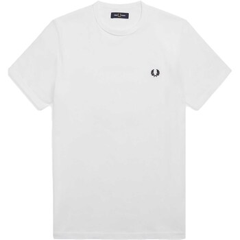 Vêtements Homme T-shirts & Polos Fred Perry Fp Ringer T-Shirt Blanc
