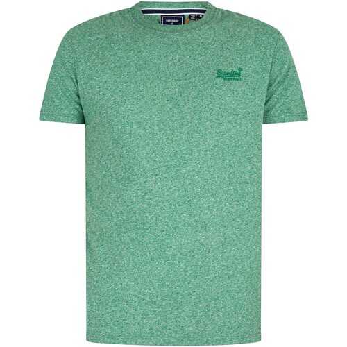 Vêtements Homme Shorts & Bermudas Superdry T-shirt à logo brodé Vintage Vert