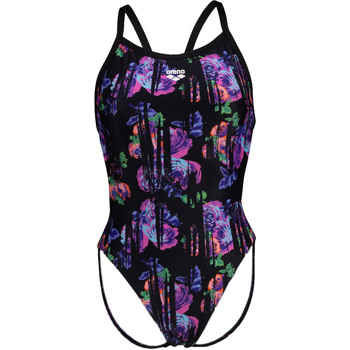 Vêtements Femme Maillots de bain 2 pièces Arena Women's  Rose Texture Swimsuit Xcro Noir