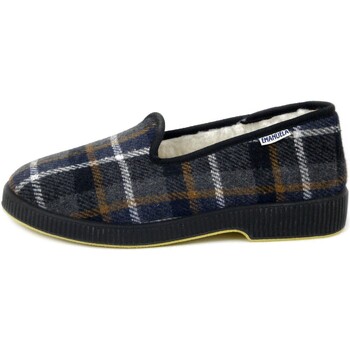 chaussons emanuela  homme chaussures, pantoufle, tissu laine-585 