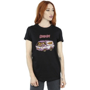 Vêtements Femme T-shirts manches longues Scooby Doo Mystery Machine Van Noir