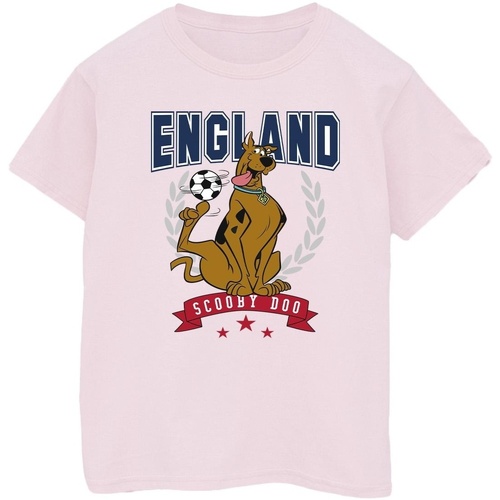 Vêtements Femme T-shirts manches longues Scooby Doo England Football Rouge
